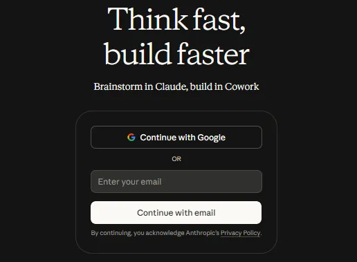 Вход в Anthropic