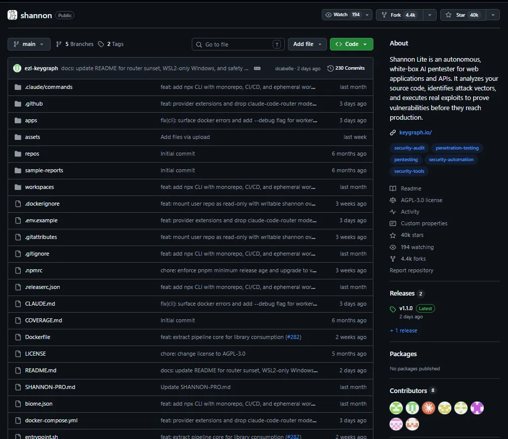 Репозиторий на гитхаб