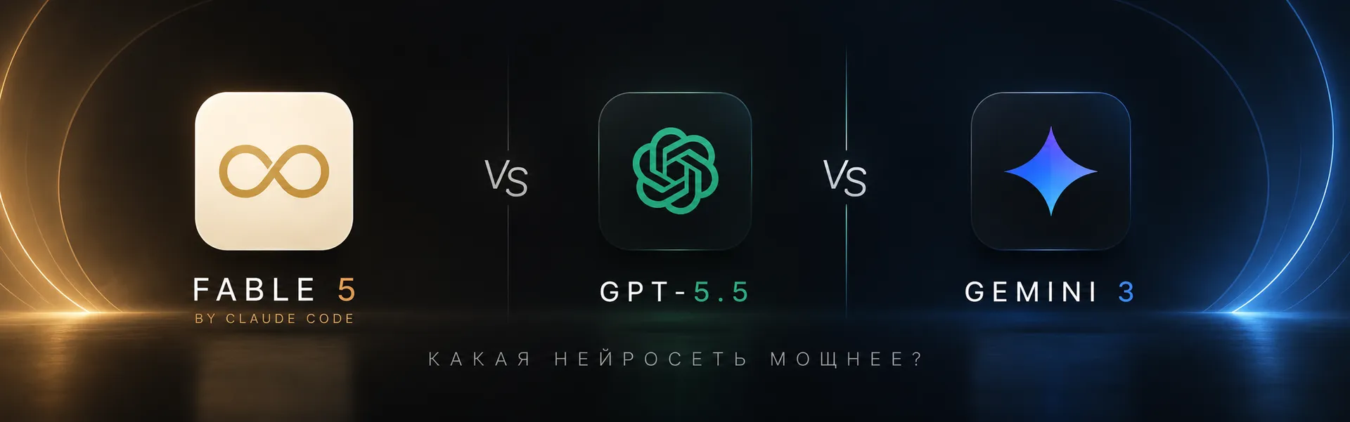 Fable 5 vs GPT-5.5 vs Gemini 3 — честное сравнение